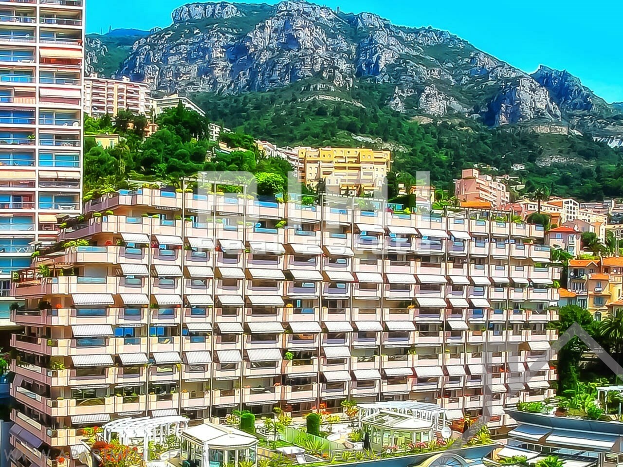 ROC FLEURI 2 ROOMS ON GROUND FLOOR WITH CELLAR AND CAR PARK