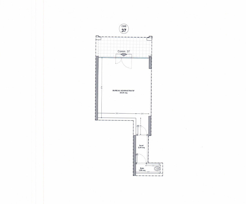 Administrative offices in Fontvieille - Apartments for rent in Monaco