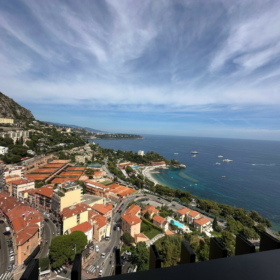PARC SAINT ROMAN FOR RENT: 2 Rooms - sea view - terrace - parking - Apartments for rent in Monaco