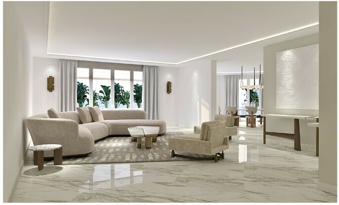 PRESTIGIOUS 5-ROOM APARTMENT IN THE RESIDENCE OF THE METROPOLIS - Apartments for rent in Monaco