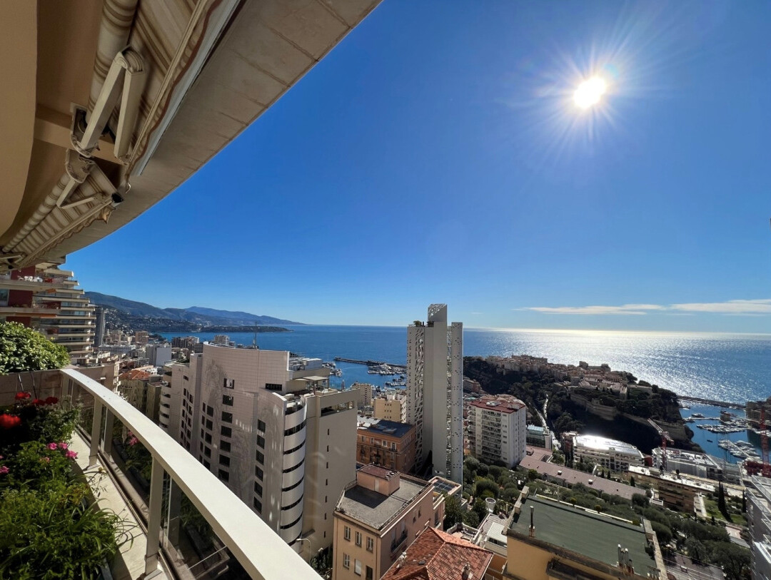 MAGNIFICENT 5 ROOMS WITH SEA VIEW - Apartments for rent in Monaco