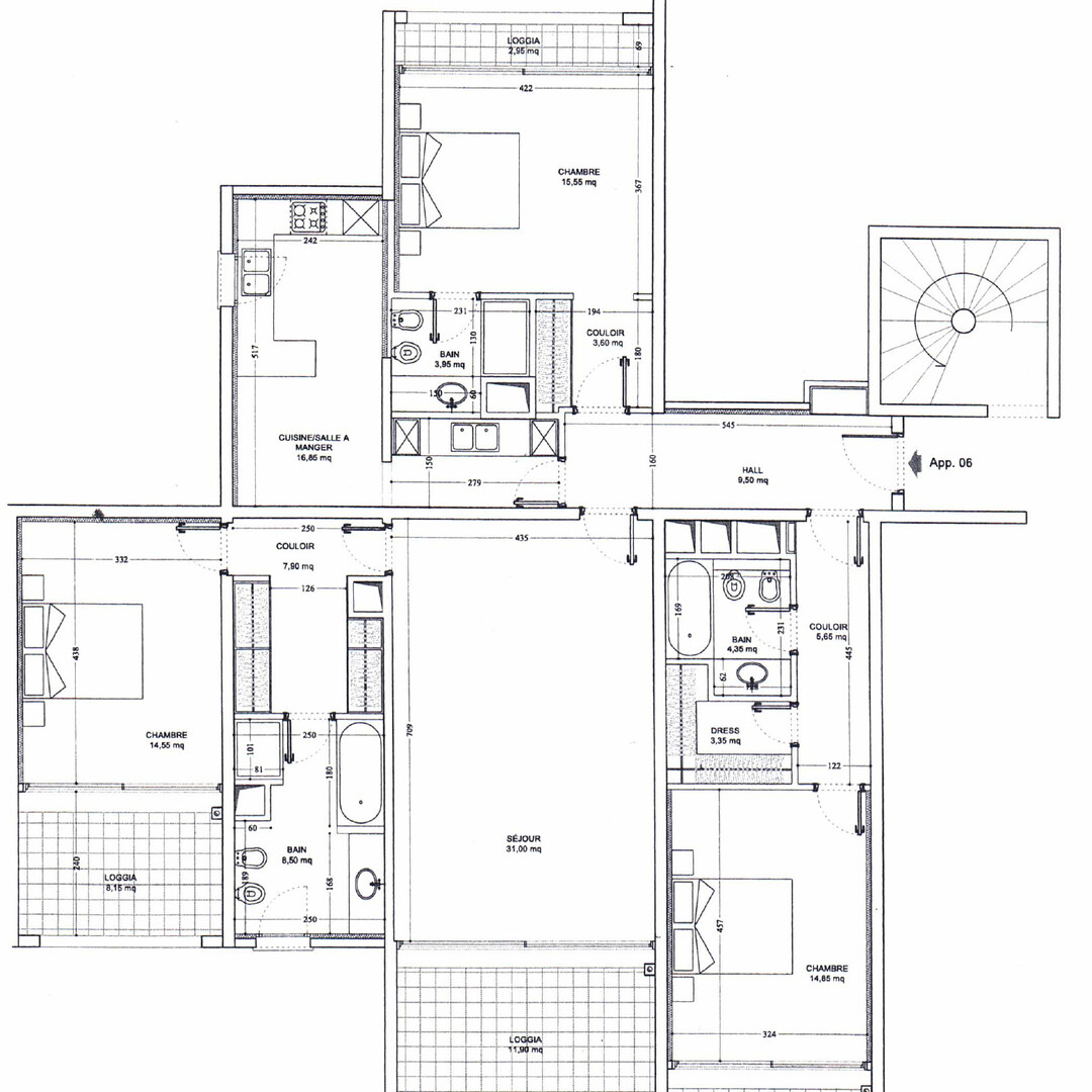 3 bedroom apartment - Le Cimabue