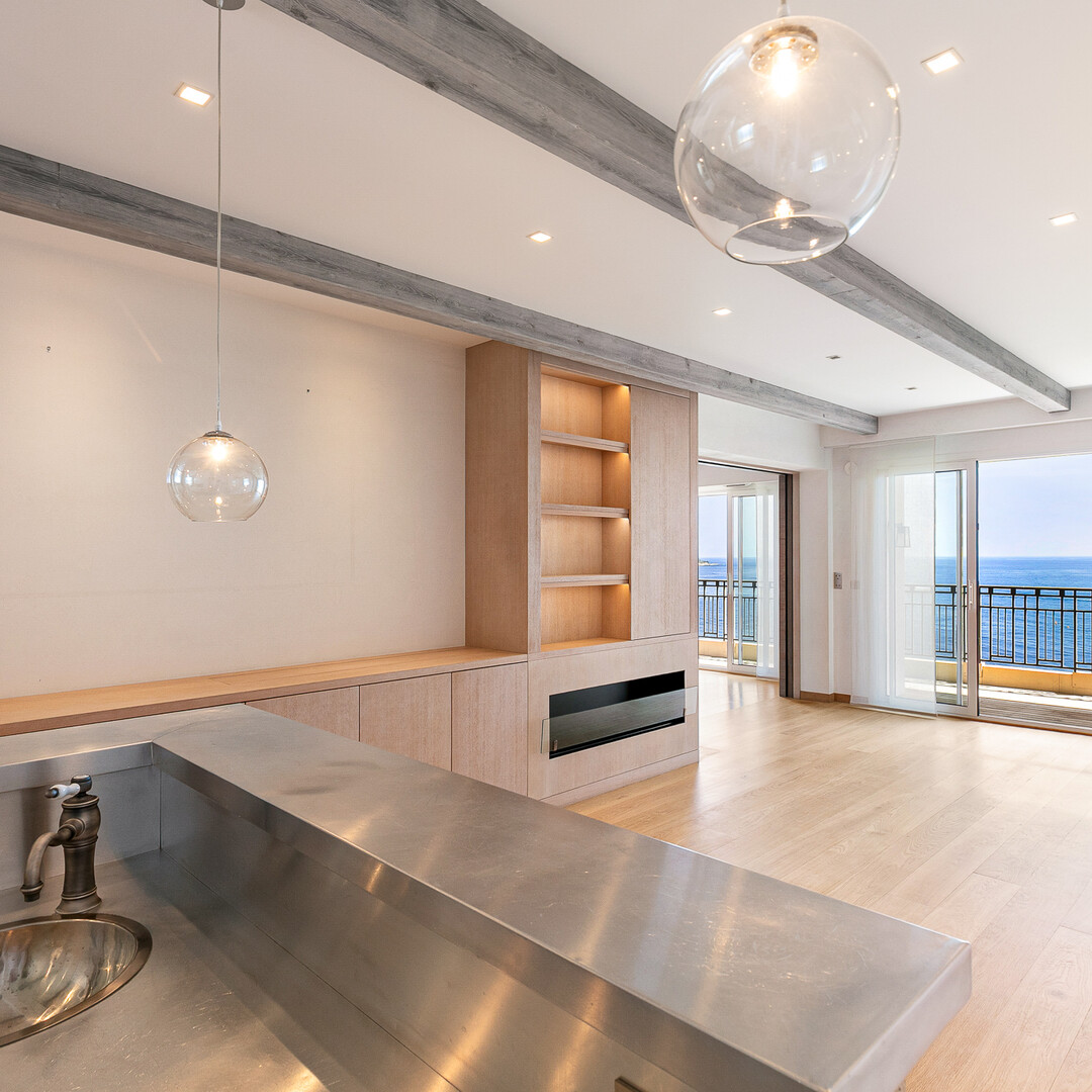 Exclusive Listing - Monte Carlo — Renovated 1-Bedroom Apartment with Panoramic Ocean Views