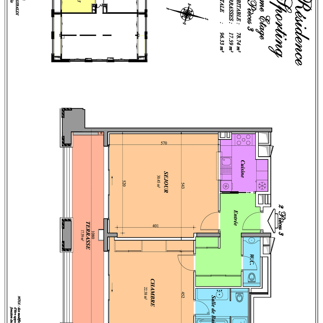 2P / RENTAL / FURNISHED AND EQUIPPED