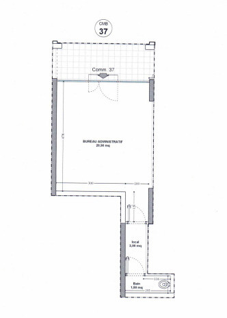 FONTVIEILLE / LE CIMABUE / OFFICE OPPOSITE THE PORT OF FONTVIEILLE - Apartments for rent in Monaco