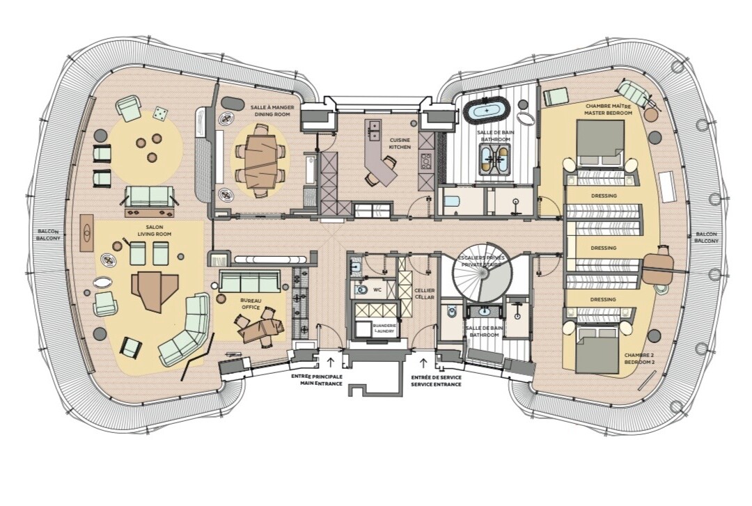 Luxury 6-room apartment in One Monte-Carlo